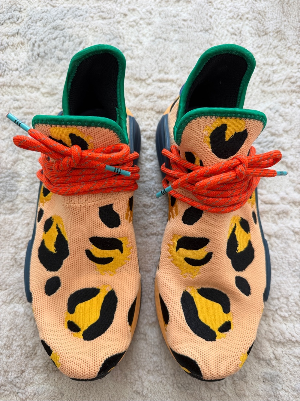 Adidas X Pharrell HU NMD Animal Print Mens Sneakers